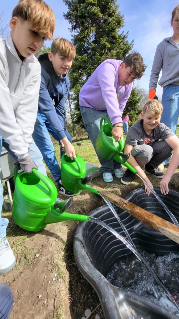 Neues Zuhause für bedrohte Amphibien: Das Biotop-Projekt am Gymnasium Bad Vöslau